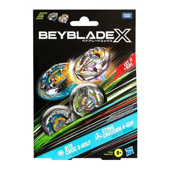 Beyblade X Sting Unicorn 5-60GP Booster Pack Set with Balance Type top